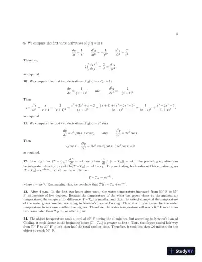 Solution Manual For Differential Equations And Linear Algebra, 3rd Edition - Page 6 preview image