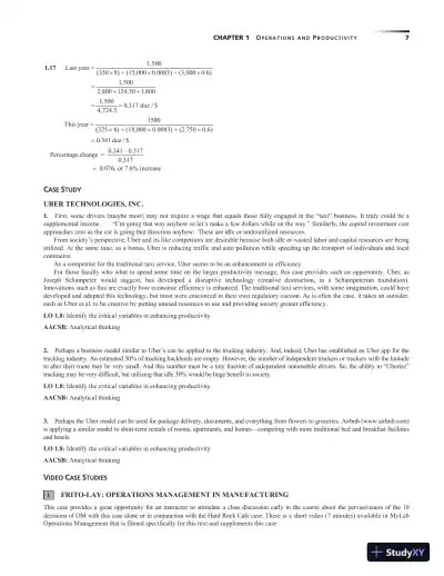 Solution Manual for Operations Management: Sustainability and Supply Chain Management, 13th Edition - Page 16 preview image