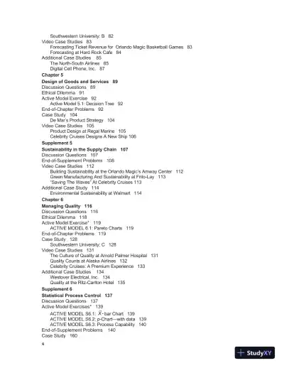 Solution Manual for Operations Management: Sustainability and Supply Chain Management, 13th Edition - Page 4 preview image