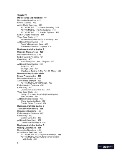 Solution Manual for Operations Management: Sustainability and Supply Chain Management, 13th Edition - Page 8 preview image