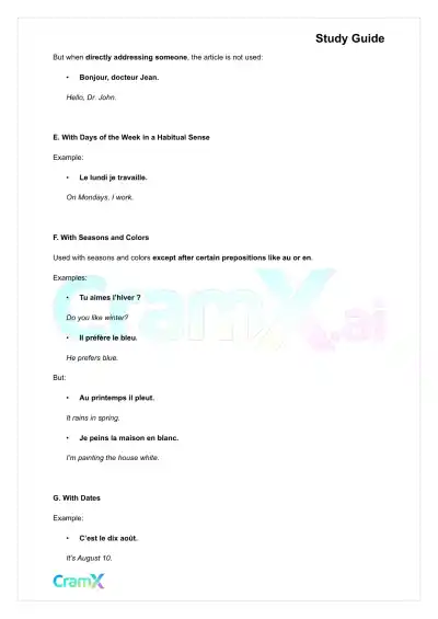 French I - Articles - Page 4 preview image