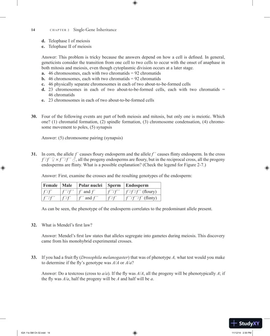 Introduction to Genetic Analysis Eleventh Edition Solution Manual, page 15