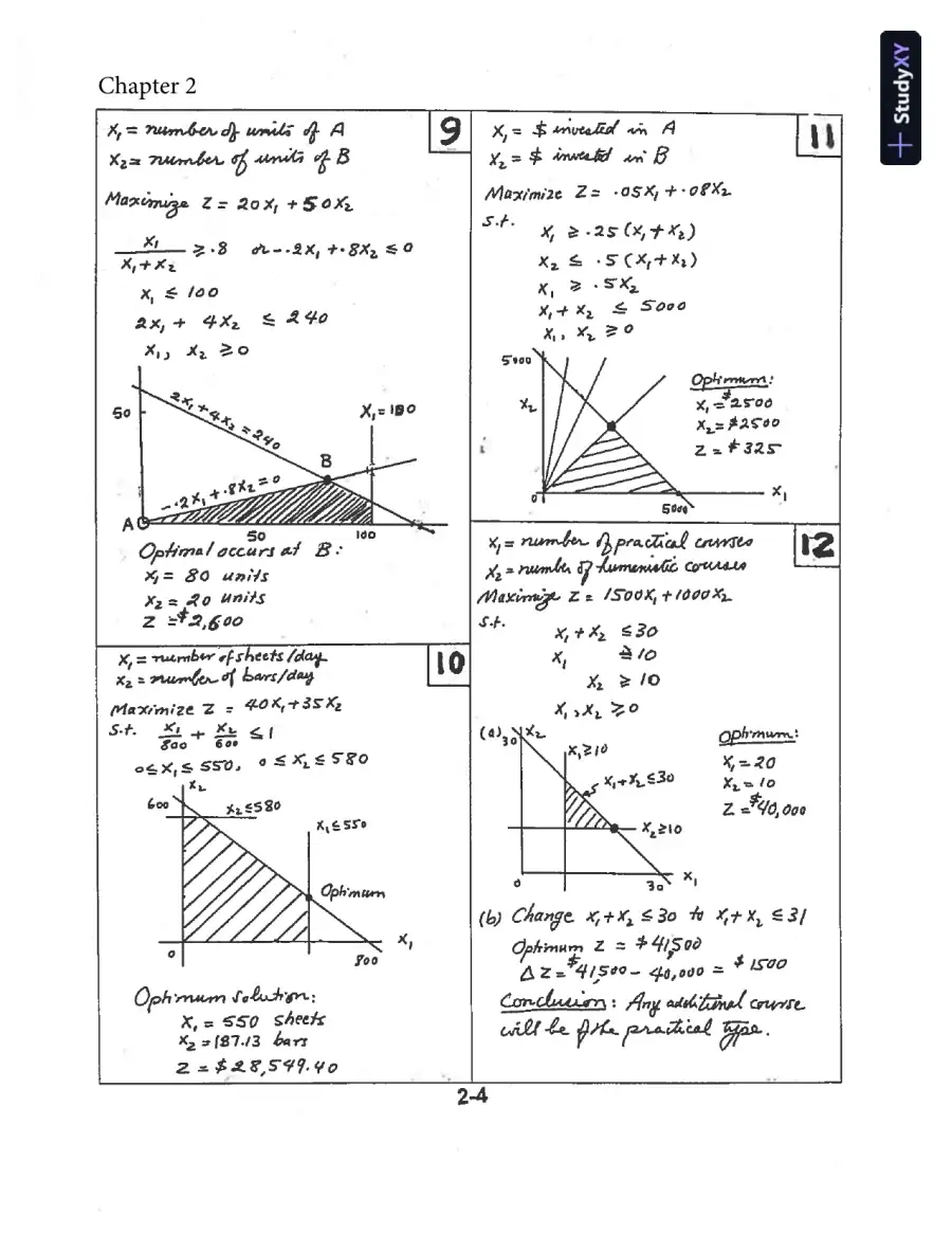 Solution Manual for Operations Research: An Introduction, 10th Edition, page 11