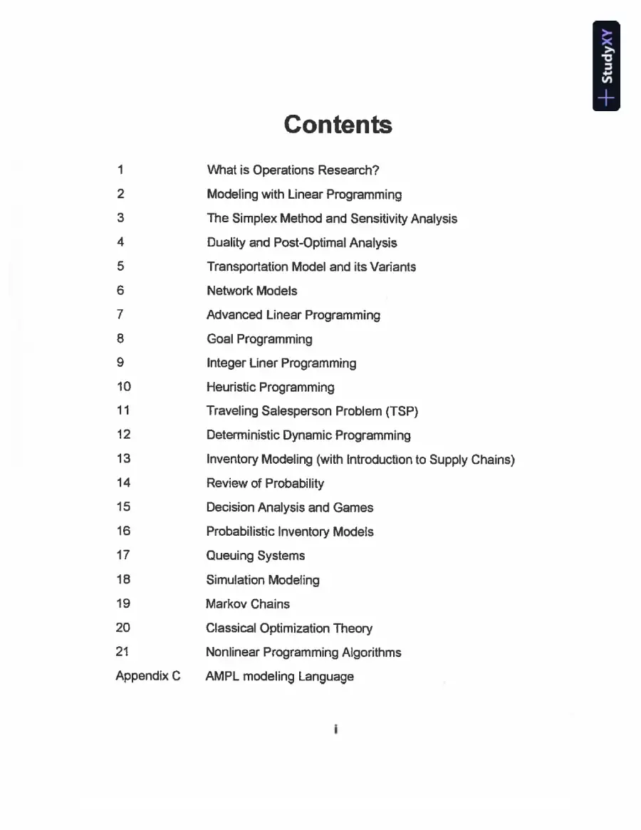 Solution Manual for Operations Research: An Introduction, 10th Edition, page 3