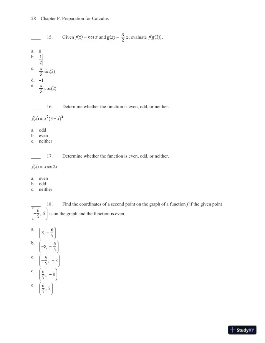Test Bank for Calculus of a Single Variable, 10th Edition, page 31