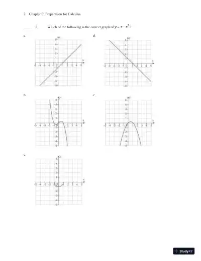 Test Bank for Calculus of a Single Variable, 10th Edition - Page 5 preview image