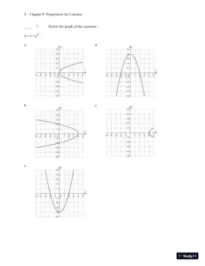 Test Bank for Calculus of a Single Variable, 10th Edition - Page 7 preview image