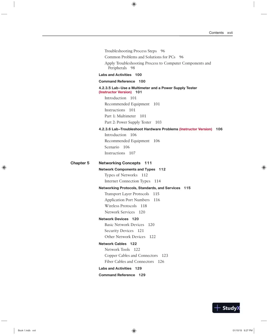 Solution Manual for IT Essentials Labs and Study Guide Version 7, page 12