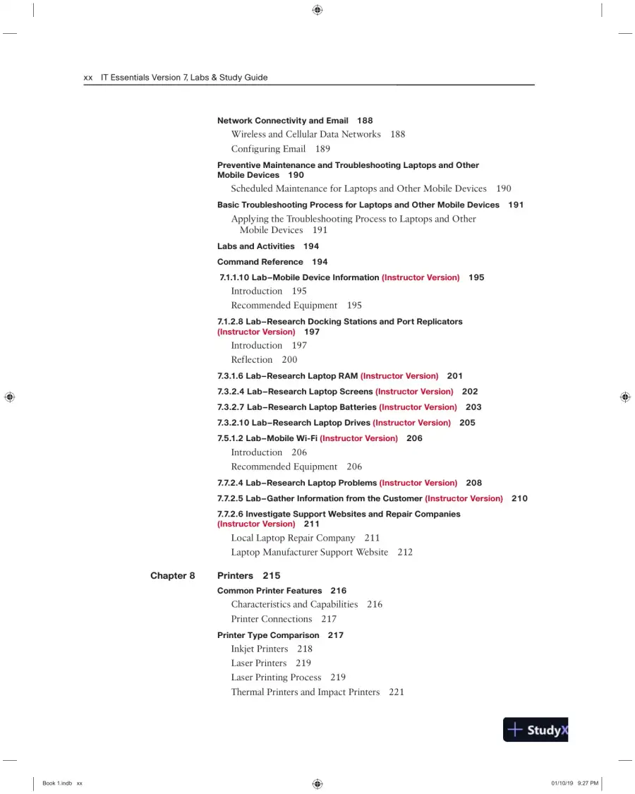 Solution Manual for IT Essentials Labs and Study Guide Version 7, page 15