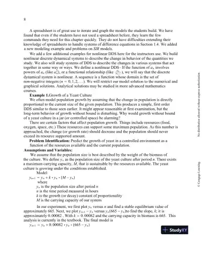 Solution Manual for A First Course in Mathematical Modeling, 5th Edition - Page 12 preview image