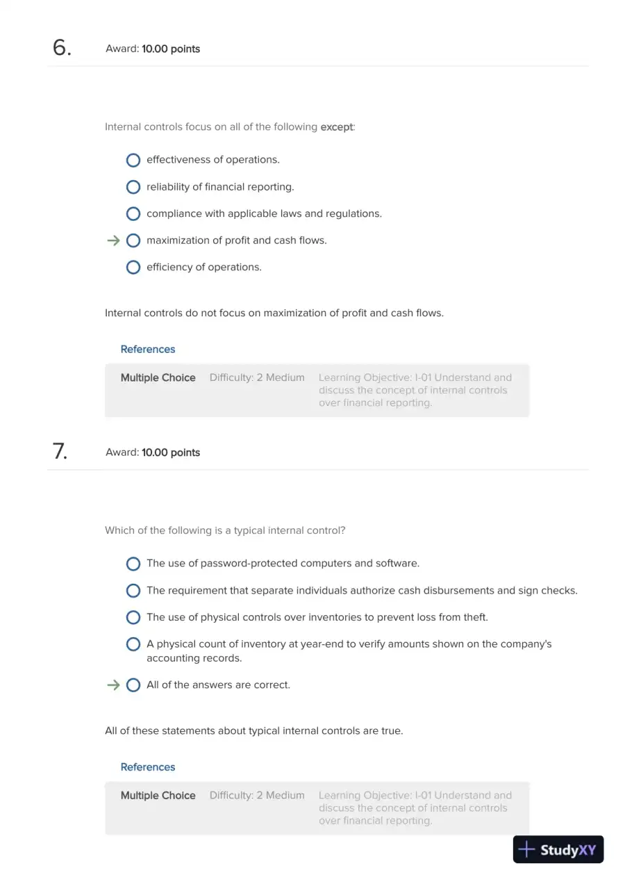 Test Bank For International Accounting, 5th Edition, page 5