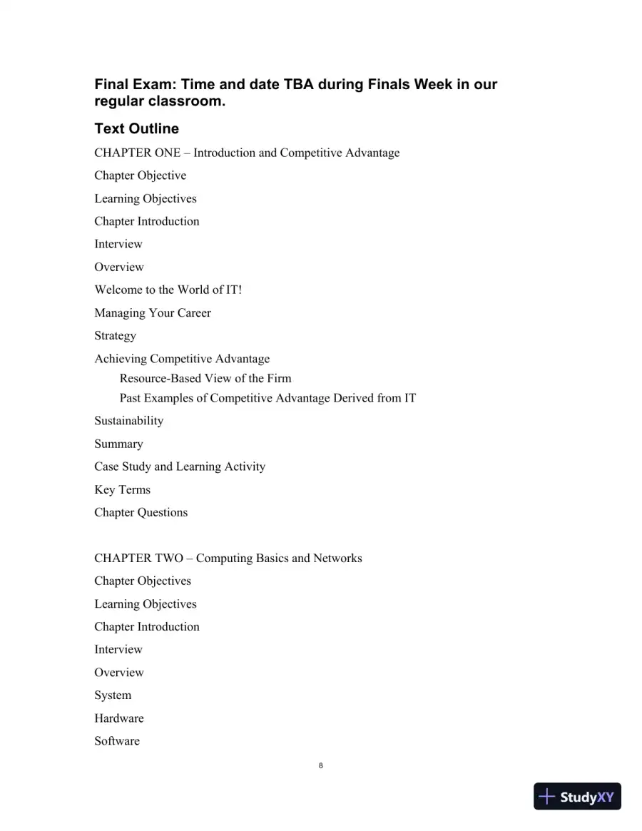 Technology Strategies for the Hospitality Industry, 3rd Edition Class Notes, page 11