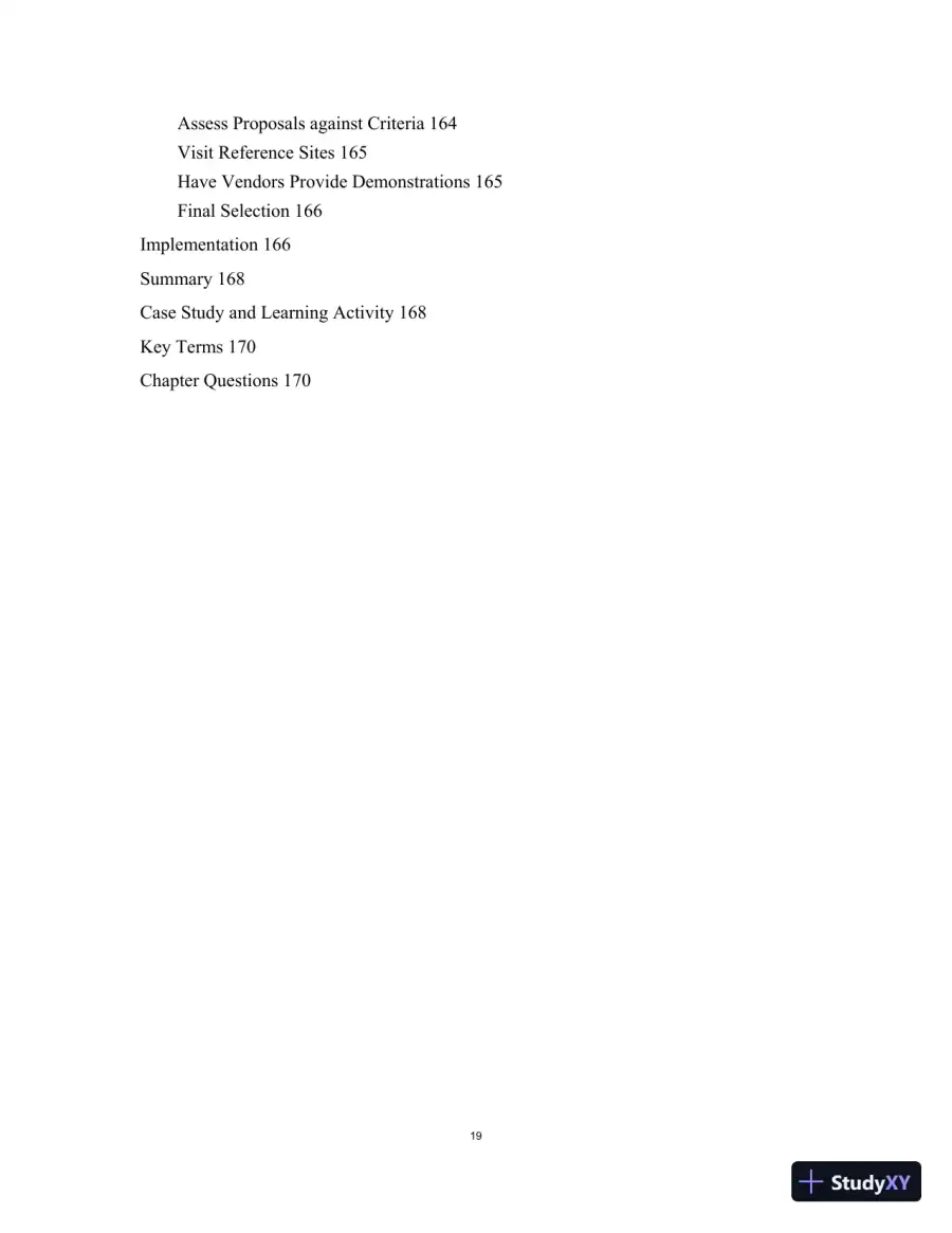 Technology Strategies for the Hospitality Industry, 3rd Edition Class Notes, page 22