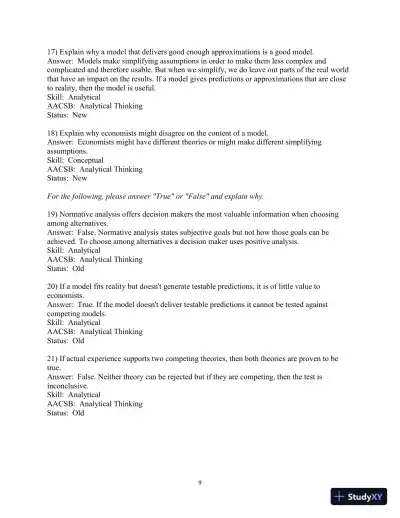 Test Bank for Managerial Economics And Strategy, 3rd Edition - Page 11 preview image