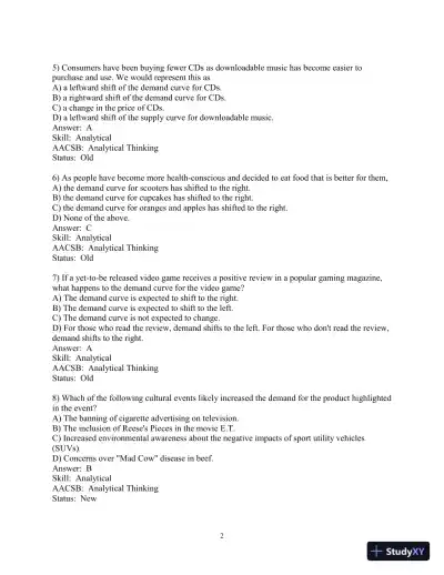 Test Bank for Managerial Economics And Strategy, 3rd Edition - Page 13 preview image