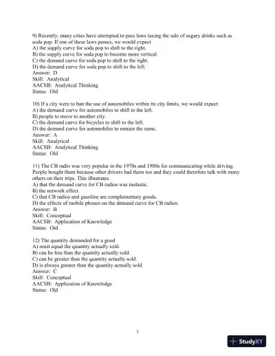 Test Bank for Managerial Economics And Strategy, 3rd Edition - Page 14 preview image