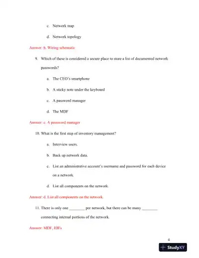 Network+ Guide To Networks, 8th Edition Solution Manual - Page 11 preview image