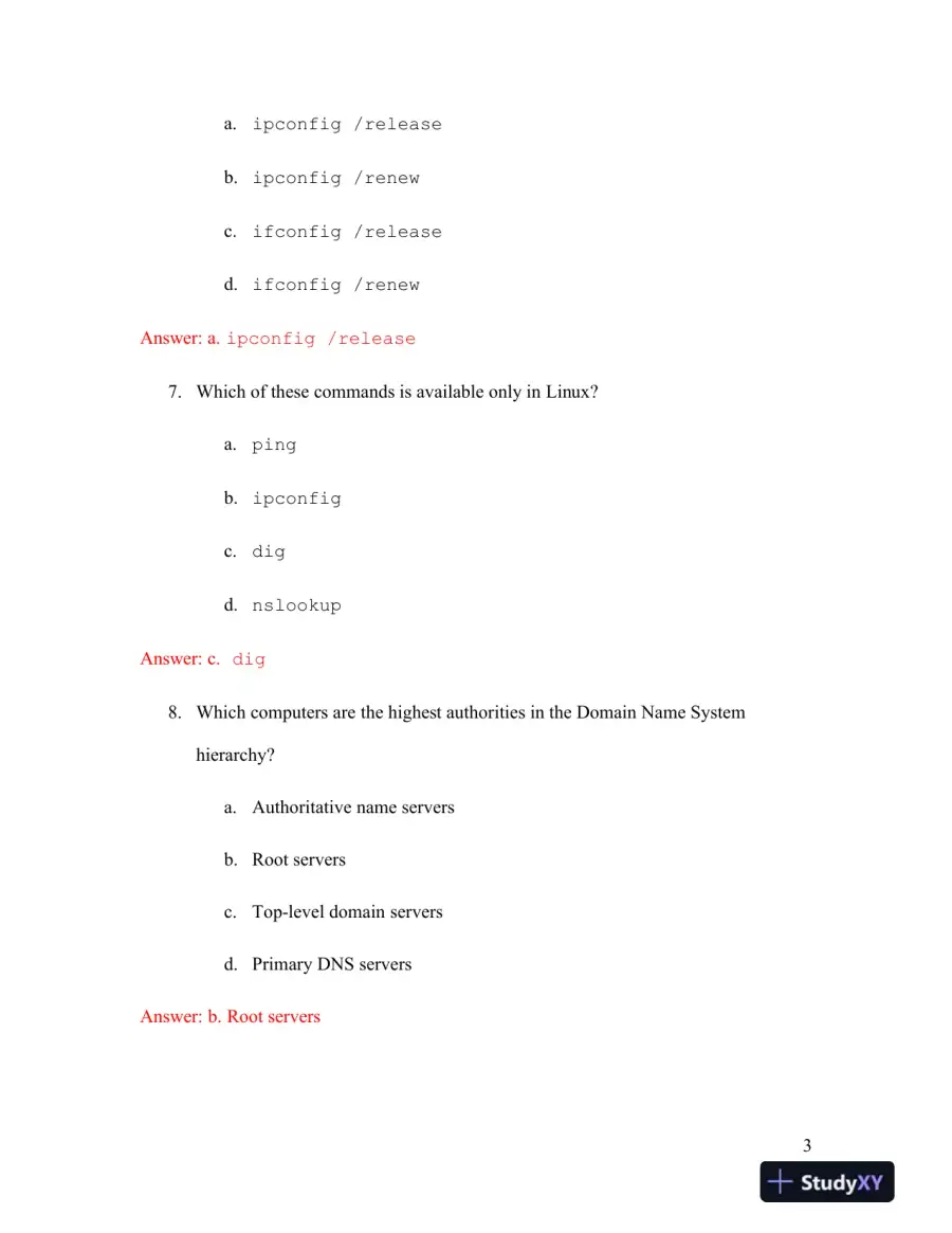 Network+ Guide To Networks, 8th Edition Solution Manual, page 16