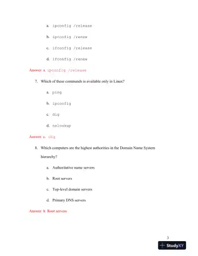 Network+ Guide To Networks, 8th Edition Solution Manual - Page 16 preview image