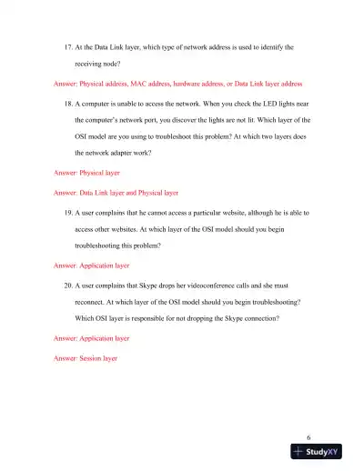 Network+ Guide To Networks, 8th Edition Solution Manual - Page 7 preview image