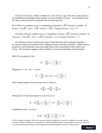 Class Notes for Introductory Econometrics: A Modern Approach , 7th Edition - Page 14 preview image
