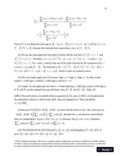Class Notes for Introductory Econometrics: A Modern Approach , 7th Edition - Page 16 preview image