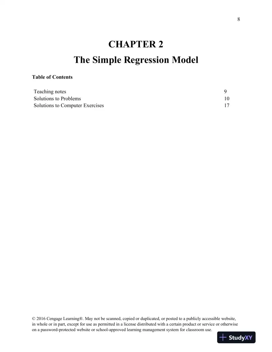 Class Notes for Introductory Econometrics: A Modern Approach , 7th Edition, page 9
