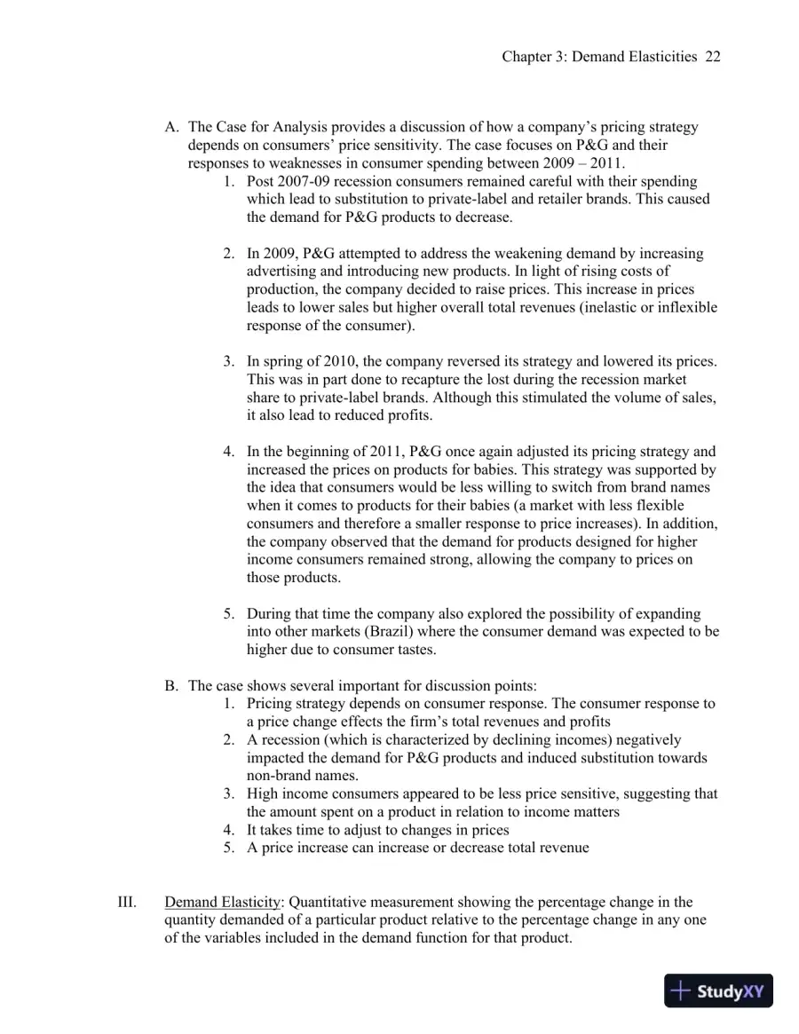 Class Notes for Economics for Managers, 3rd Edition, page 23
