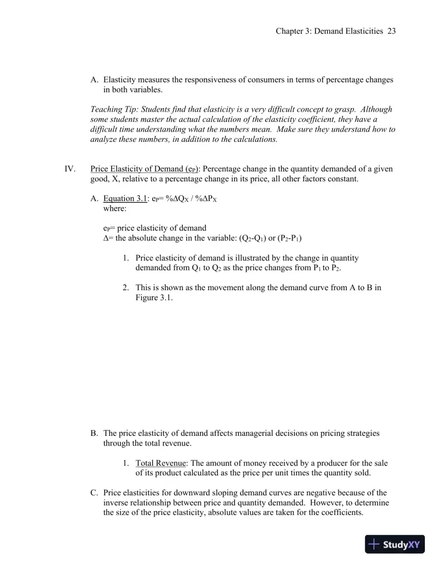Class Notes for Economics for Managers, 3rd Edition, page 24