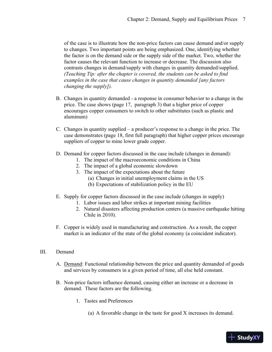 Class Notes for Economics for Managers, 3rd Edition, page 8