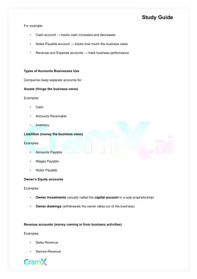 Accounting Principles I – Analyzing and Recording Transactions - Page 4 preview image