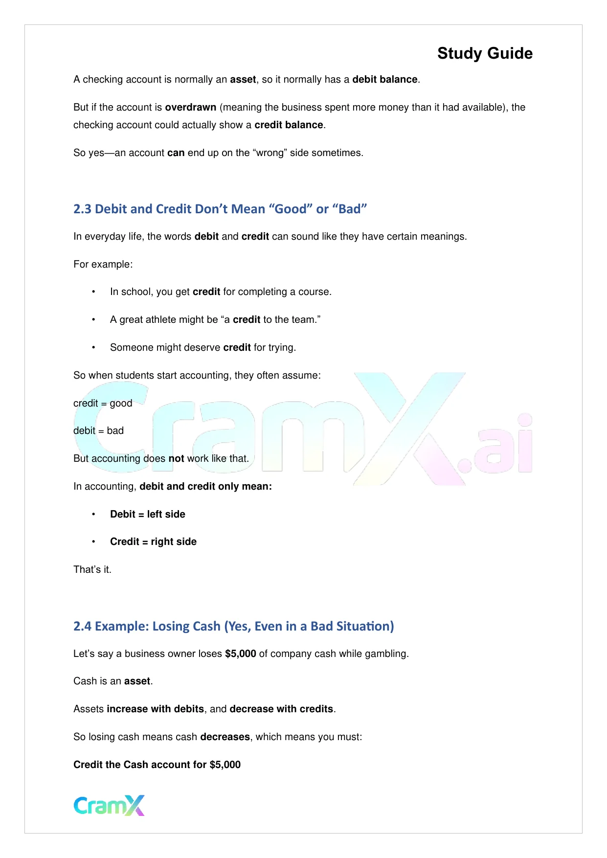 Accounting Principles I – Analyzing and Recording Transactions - Page 9 preview image