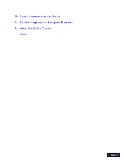 CompTIA Security+ SY0-601 Exam Certification Bundle, 4th Edition (2021) - Page 21 preview image