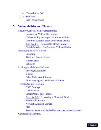 CompTIA Security+ SY0-601 Exam Certification Bundle, 4th Edition (2021) - Page 26 preview image