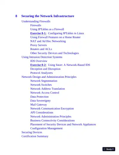 CompTIA Security+ SY0-601 Exam Certification Bundle, 4th Edition (2021) - Page 29 preview image