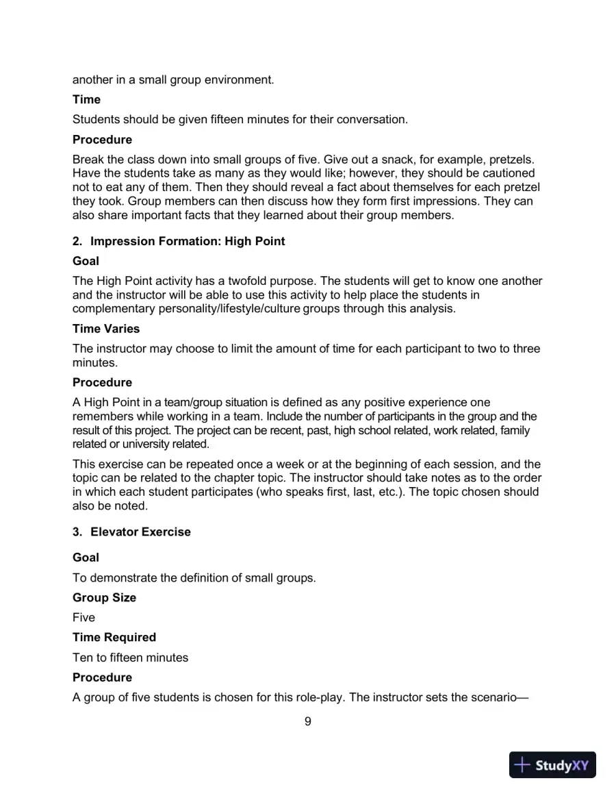 Communicating in Small Groups: Principles and Practices, 12th Edition Test Bank, page 10
