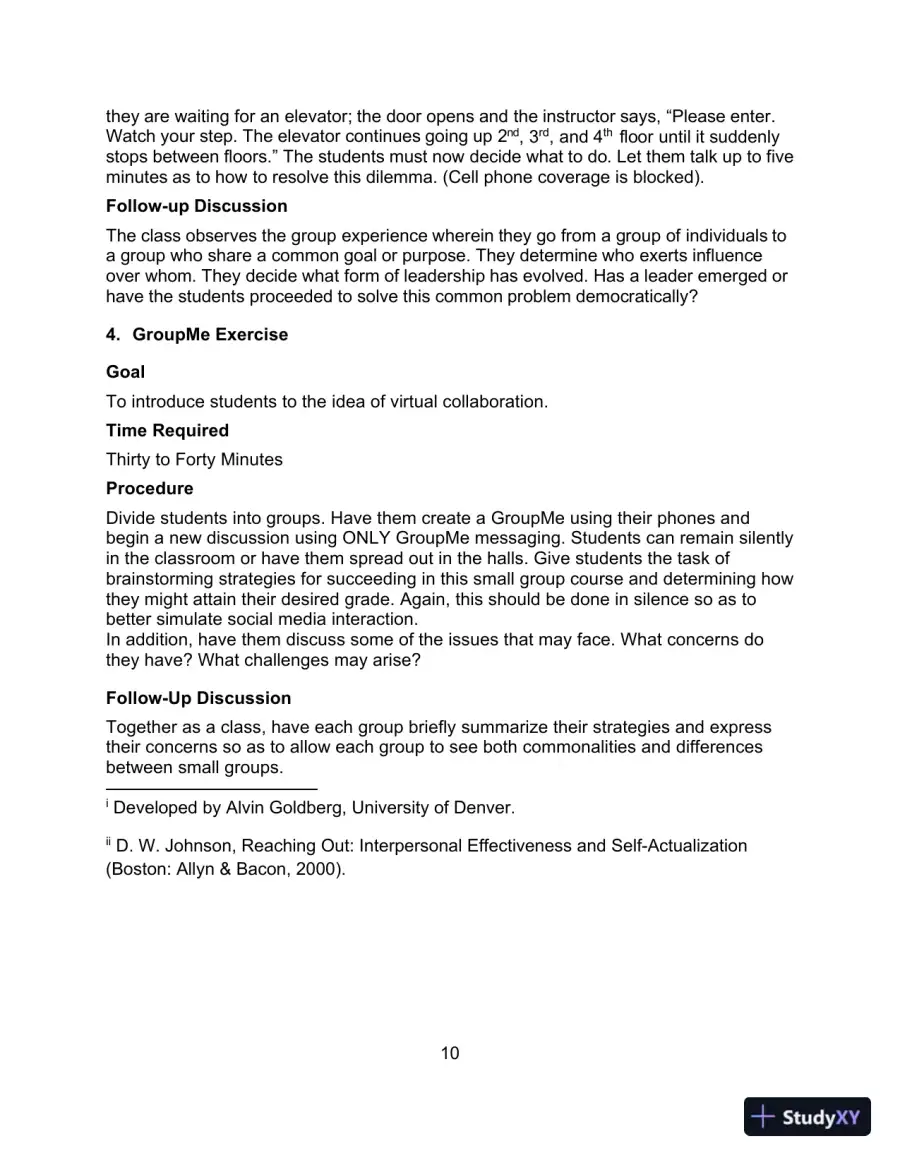 Communicating in Small Groups: Principles and Practices, 12th Edition Test Bank, page 11