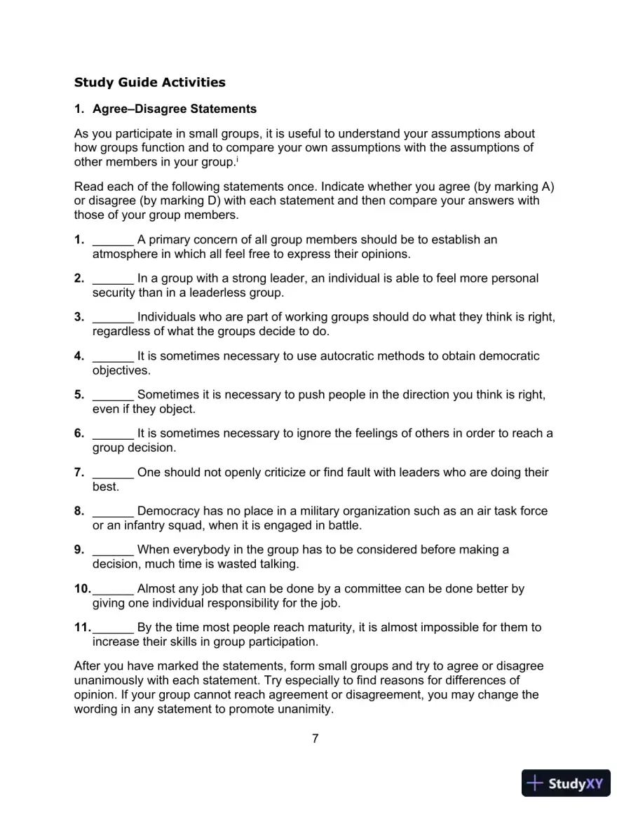 Communicating in Small Groups: Principles and Practices, 12th Edition Test Bank, page 8