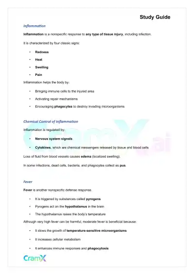 Microbiology - Nonspecific Body Defense - Page 3 preview image