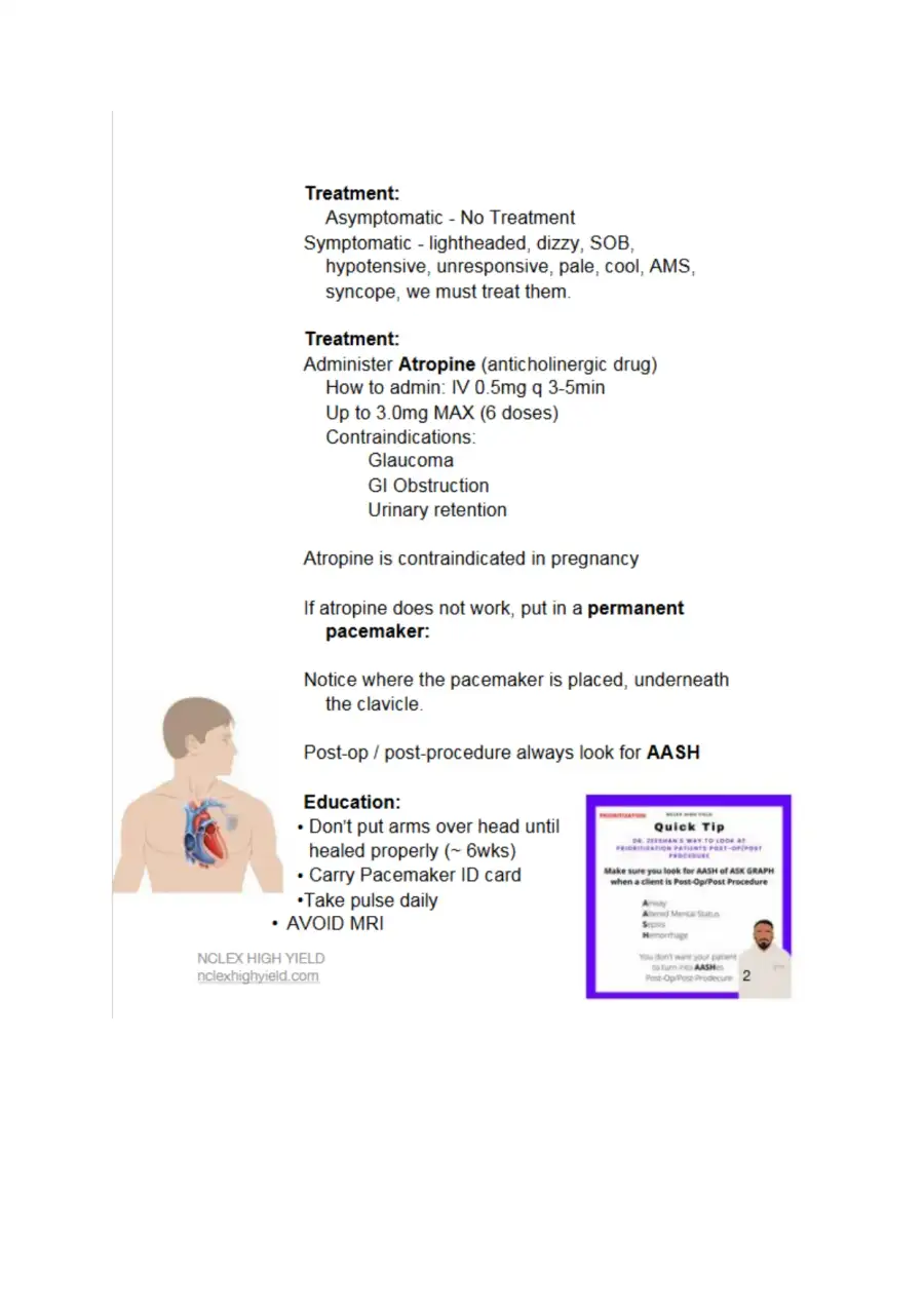 Understanding EKG Rhythms and Pacemaker Care NCLEX, page 2