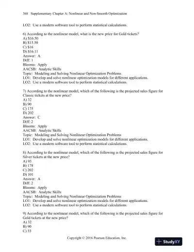 Business Analytics, 2nd Edition Test Bank - Page 5 preview image