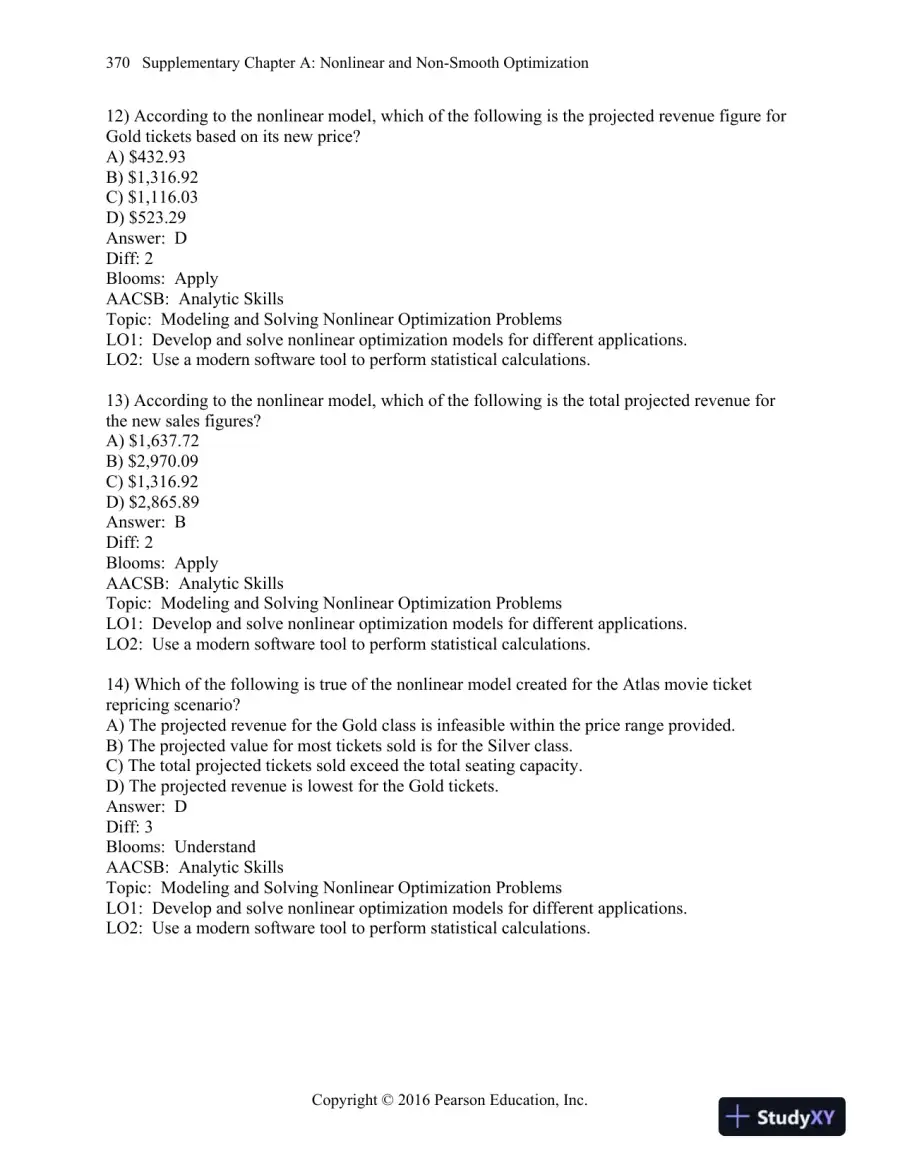 Business Analytics, 2nd Edition Test Bank, page 7