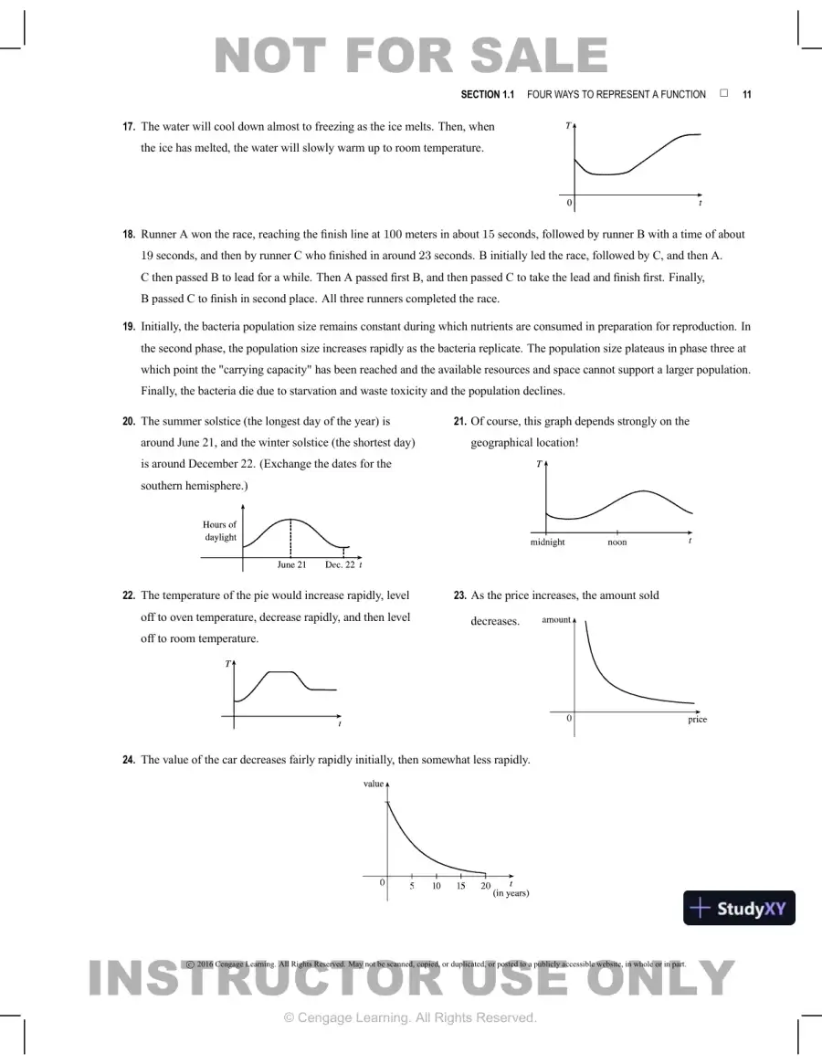 Test Bank for Biocalculus: Calculus for Life Sciences, 1st Edition, page 12