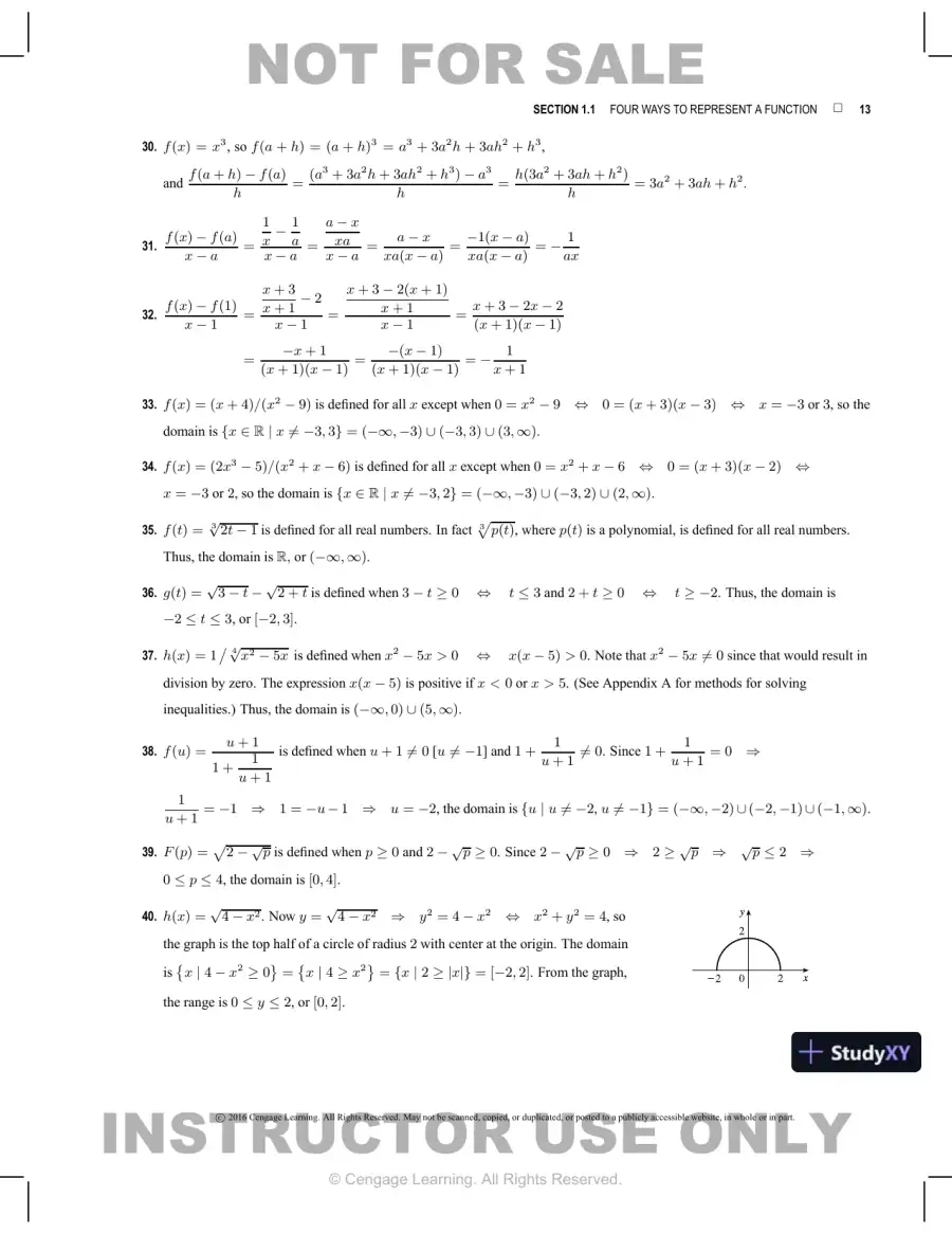 Test Bank for Biocalculus: Calculus for Life Sciences, 1st Edition, page 14