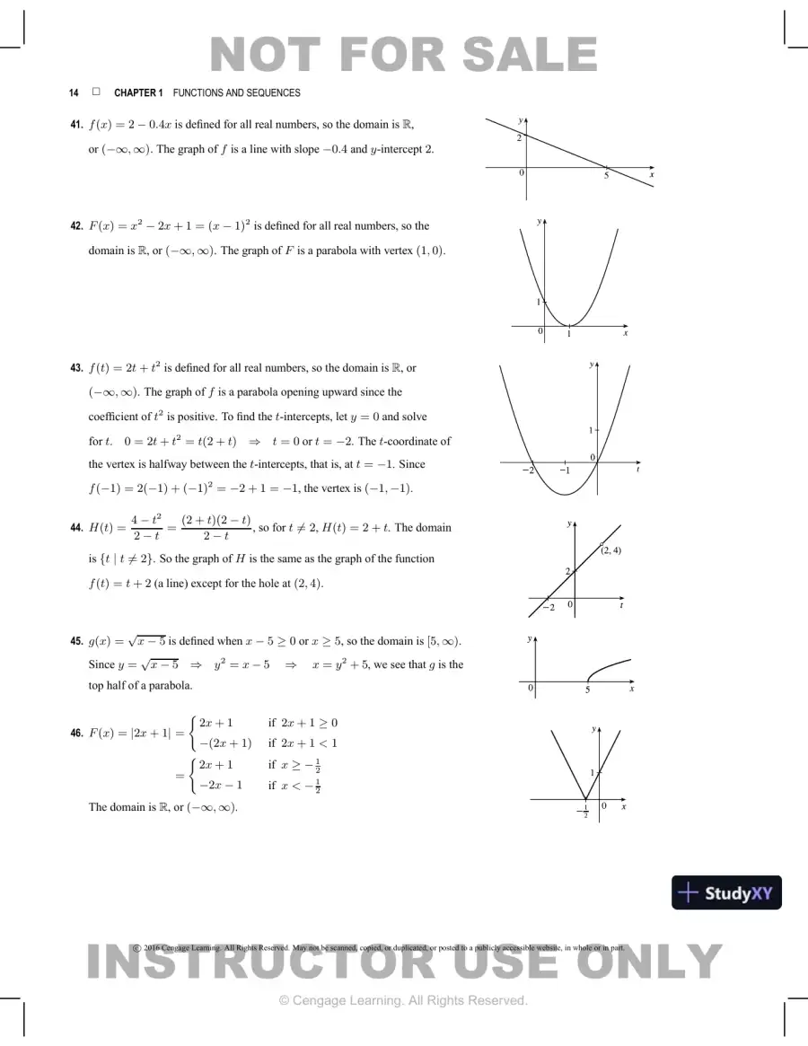 Test Bank for Biocalculus: Calculus for Life Sciences, 1st Edition, page 15