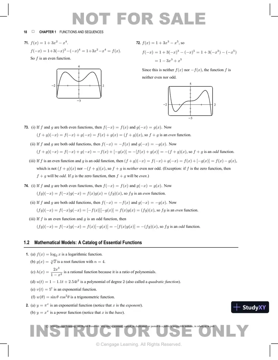 Test Bank for Biocalculus: Calculus for Life Sciences, 1st Edition, page 19