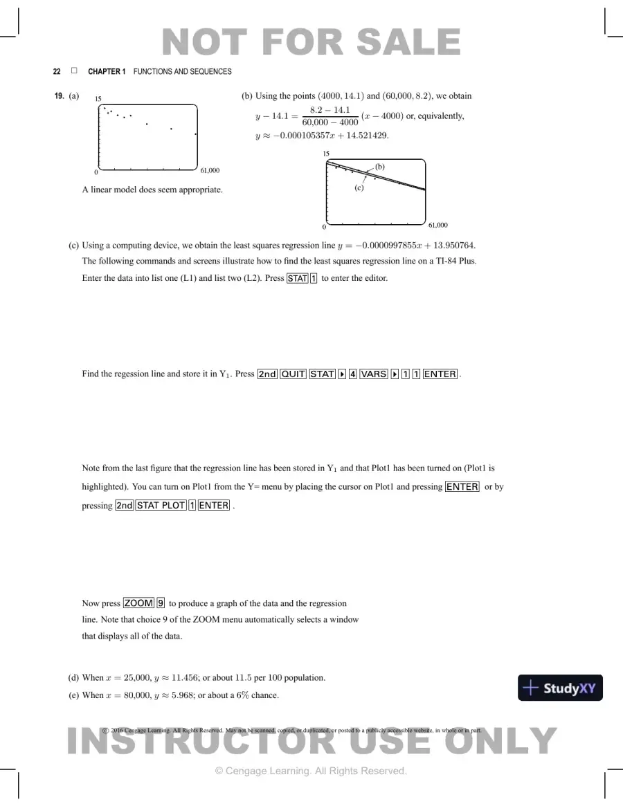 Test Bank for Biocalculus: Calculus for Life Sciences, 1st Edition, page 23
