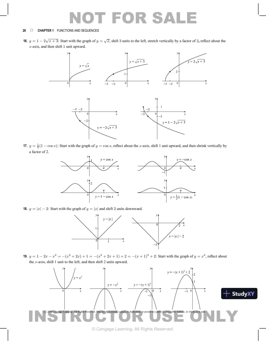 Test Bank for Biocalculus: Calculus for Life Sciences, 1st Edition, page 29