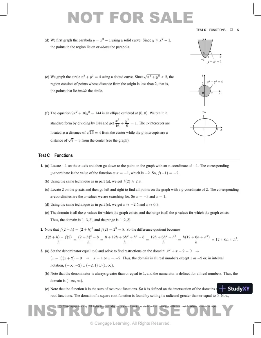 Test Bank for Biocalculus: Calculus for Life Sciences, 1st Edition, page 6