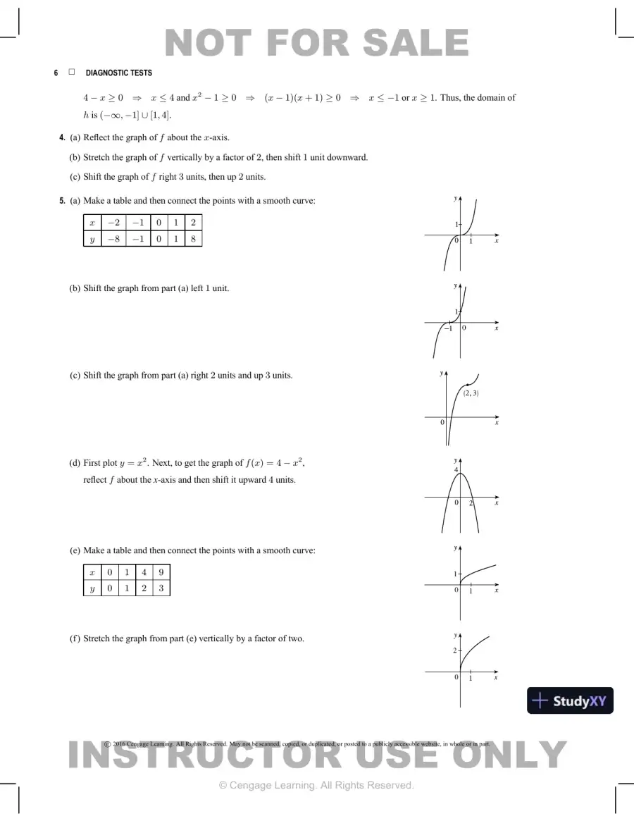 Test Bank for Biocalculus: Calculus for Life Sciences, 1st Edition, page 7